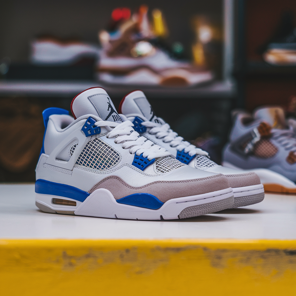 Air Jordan 4 sneakers – classic design and style