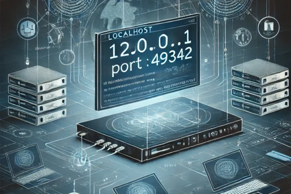 showing 127.0.0.1:49342 as a localhost IP and port in networking