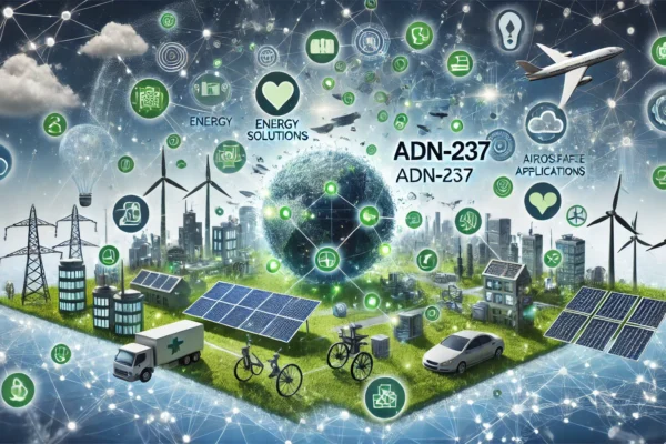 A detailed visualization of Adn-237 and its diverse applications in science, technology, and industry.