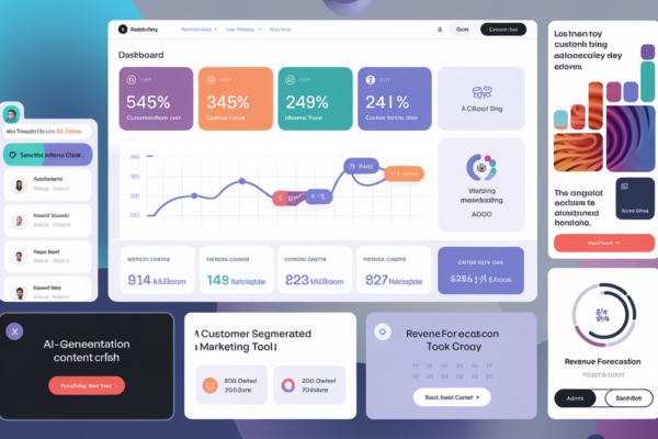 Interface of Rainmakerless.com showcasing AI-powered tools for business growth