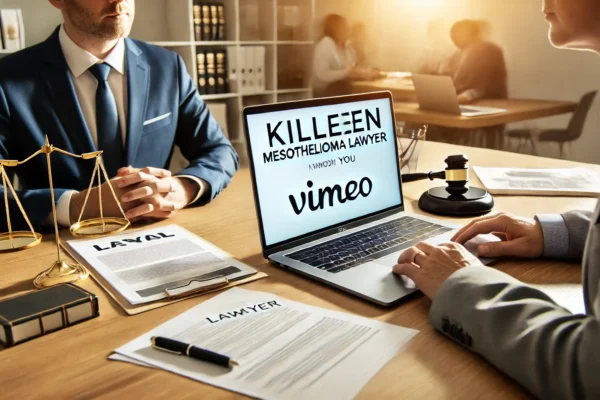 Killeen mesothelioma lawyer providing legal assistance, with Vimeo resources