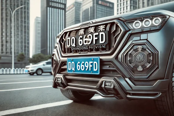 鲁q 669fd vehicle with details and surroundings