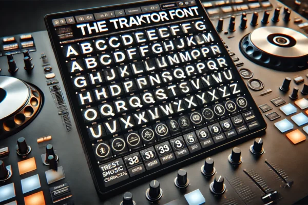 Best Traktor Font to Capture All Characters