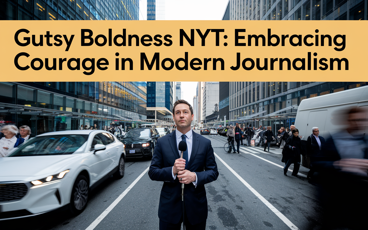 Gutsy Boldness NYT: Embracing Courage in Modern Journalism